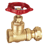 CH-005 Union copper gate valve before the meter